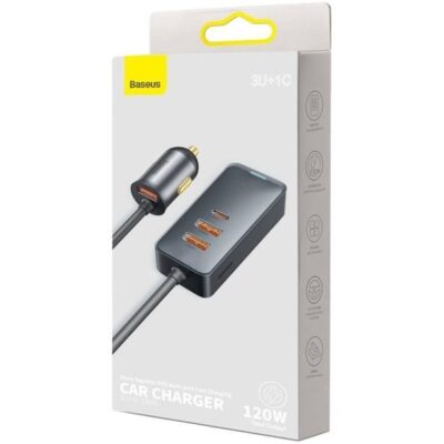 شارژر فندکی 120 وات بیسوس مدل Baseus CCBT-B0G Car Charge