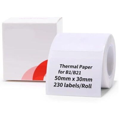 رول پرینتر لیبل زن نیمبات سایز 30 * 50 مدل Niimbot  230white