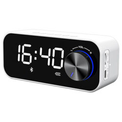 اسپیکر بلوتوث همراه با ساعت آلارم دار recci مدل rsk w11