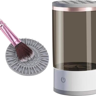 پاک‌کننده برقی براش آرایشی Globly – شستشوی حرفه‌ای براش‌های آرایشی