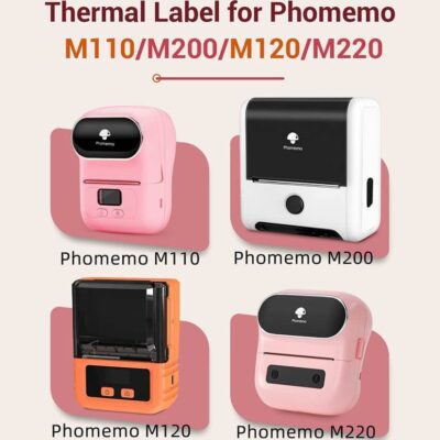کاغذ پرینتر لیبل زن حرارتی Phomemo M110 (40×30 میلی‌متر)