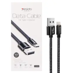 کابل تبدیل USB به USB-C یسیدو مدل CA-54 طول 30 سانتی متر