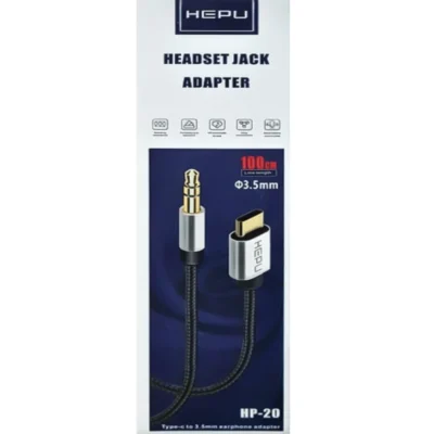 کابل تبدیل تایپ سی به AUX (جک ۳.۵ میلیمتری) Hepu HP-20