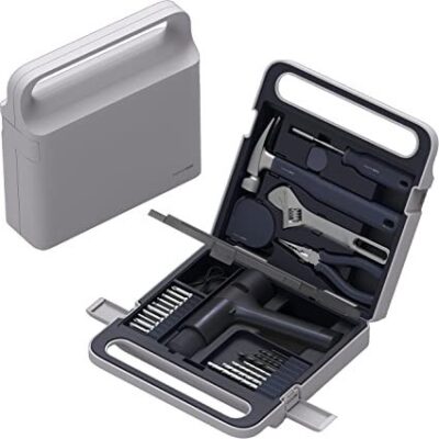 جعبه ابزار و دریل شارژی شیائومی Xiaomi HOTO 12V Brushless Drill kit مدل QWDZGJ001