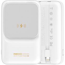 پاوربانک  رسی 10000میلی آمپر مدل RECCI RPB-W10
