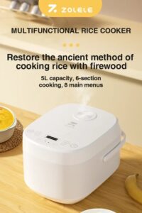 پلوپز هوشمند شيائومی مدل Zolele Smart Rice Cooker 5L ZB600