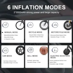 پمپ باد شیائومی مدل Xiaomi Air Compressor 2 MJCQB06QW